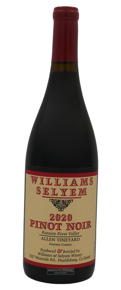 Williams Selyem Pinot Noir Allen Vineyard Russian River Valley 2020 750ml - 2