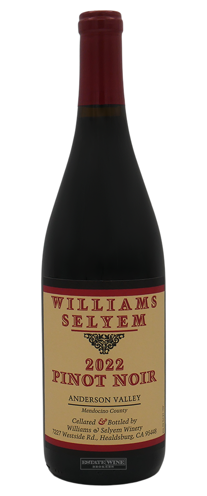 Williams Selyem Pinot Noir Anderson Valley Mendocino County 2022 750ml - 1