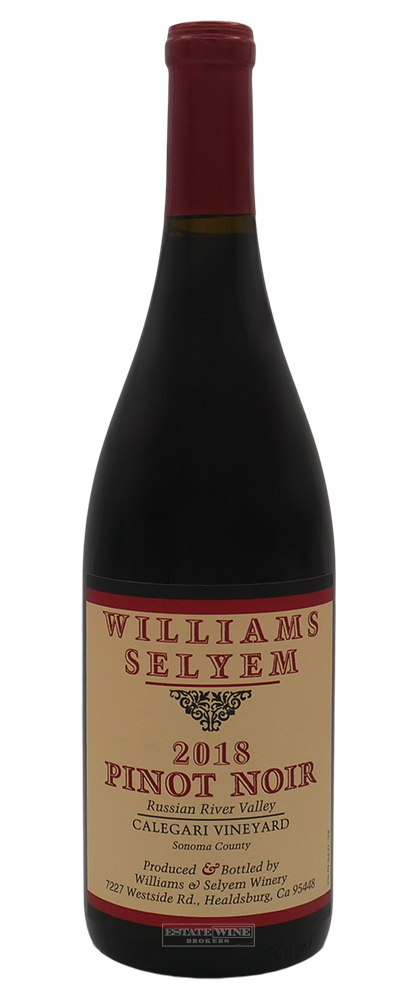 Williams Selyem Pinot Noir Calegari Vineyard Russian River Valley 2018 750ml - 1