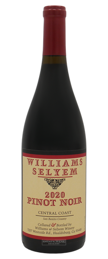 Williams Selyem Pinot Noir Central Coast San Benito County 2020 750ml - 1