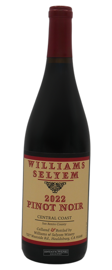 Williams Selyem Pinot Noir Central Coast San Benito County 2022 750ml - 1