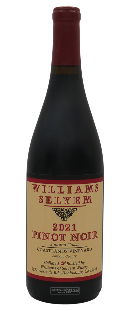 Williams Selyem Pinot Noir Coastlands Vineyard Sonoma Coast 2021 750ml - 1