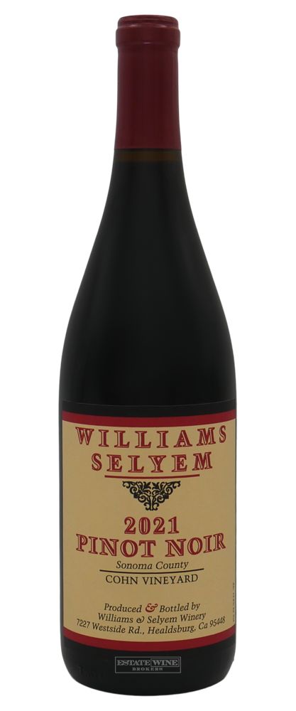 Williams Selyem Pinot Noir Cohn Vineyard Sonoma Coast 2021 750ml - 1
