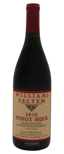 Williams Selyem Pinot Noir Eastside Road Neighbors Russian River Valley 2018 750ml - 1