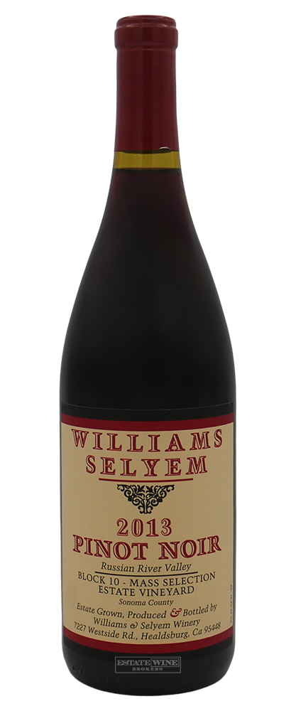Williams Selyem Pinot Noir Block 10 Estate Russian River Valley 2013 750ml - 1