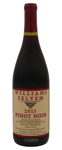 Williams Selyem Pinot Noir Block 10 Estate Russian River Valley 2013 750ml - 1