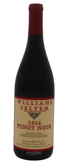 Williams Selyem Pinot Noir Ferrington Vineyard Anderson Valley 2016 750ml - 1