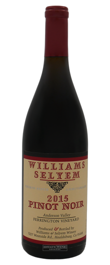 Williams Selyem Pinot Noir Ferrington Vineyard Anderson Valley 2015 750ml - 1