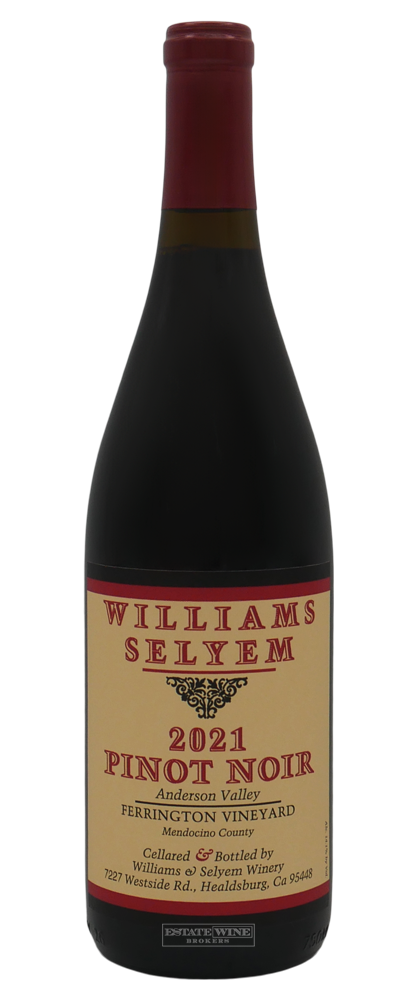 Williams Selyem Pinot Noir Ferrington Vineyard Anderson Valley 2021 750ml - 1