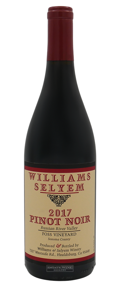 Williams Selyem Pinot Noir Foss Vineyard Russian River Valley 2017 750ml - 1