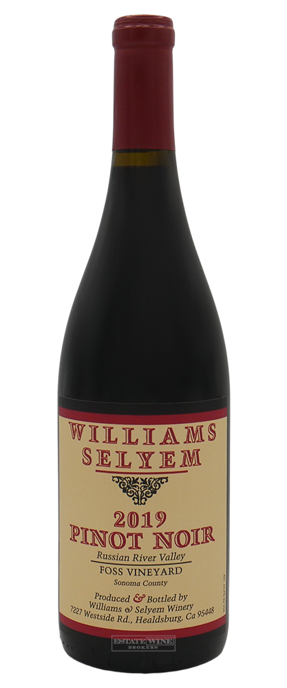 Williams Selyem Pinot Noir Foss Vineyard Russian River Valley 2019 750ml - 1