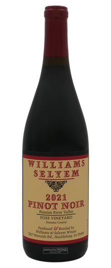 Williams Selyem Pinot Noir Foss Vineyard Russian River Valley 2021 750ml - 1