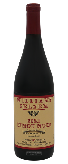 Williams Selyem Pinot Noir Hirsch Vineyard Sonoma Coast 2021 750ml - 1