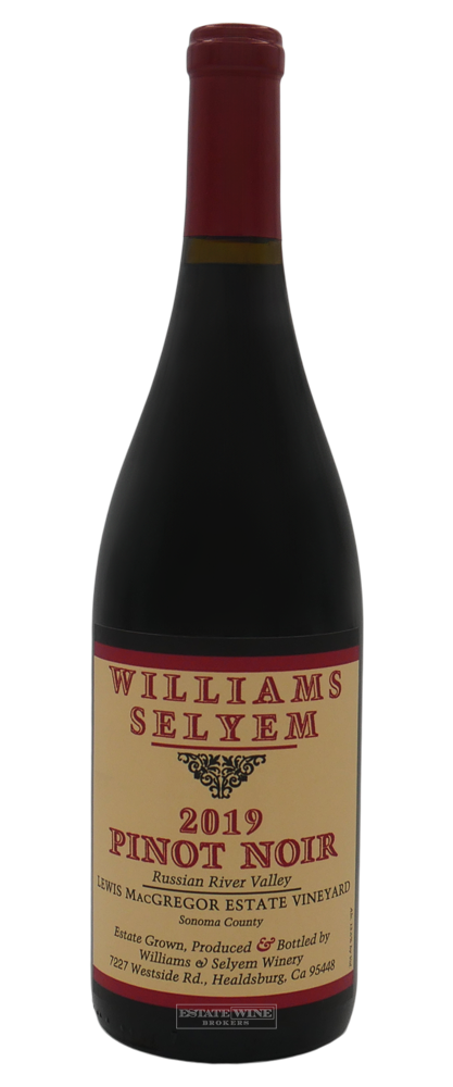 Williams Selyem Pinot Noir Lewis MacGregor Estate Russian River Valley 2019 750ml - 1