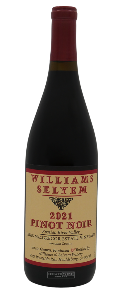 Williams Selyem Pinot Noir Lewis MacGregor Estate Russian River Valley 2021 750ml - 1
