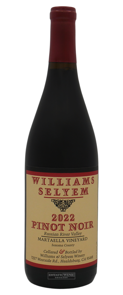 Williams Selyem Pinot Noir Martaella Vineyard Russian River Valley 2022 750ml - 1