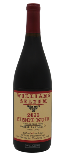 Williams Selyem Pinot Noir Martaella Vineyard Russian River Valley 2022 750ml - 1