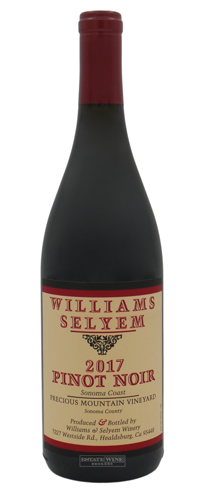 Williams Selyem Pinot Noir Precious Mountain Vineyard Sonoma Coast 2017 750ml - 1