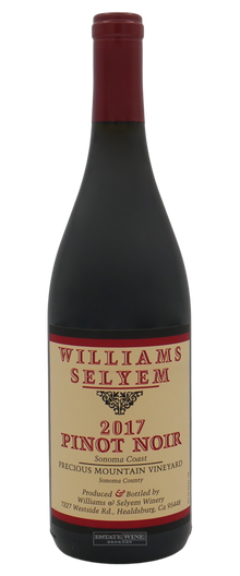 Williams Selyem Pinot Noir Precious Mountain Vineyard Sonoma Coast 2017 750ml - 1