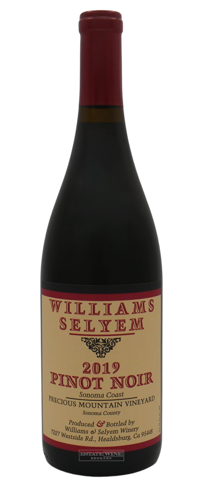 Williams Selyem Pinot Noir Precious Mountain Vineyard Sonoma Coast 2019 750ml - 1