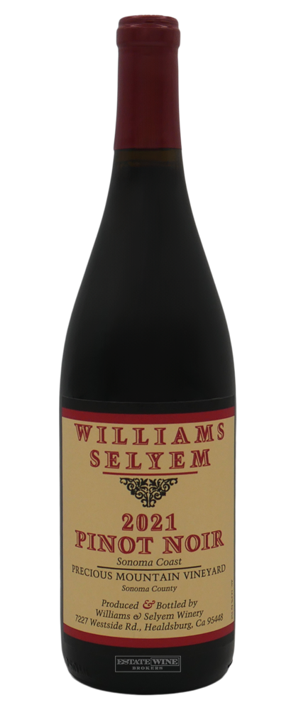 Williams Selyem Pinot Noir Precious Mountain Vineyard Sonoma Coast 2021 750ml - 1