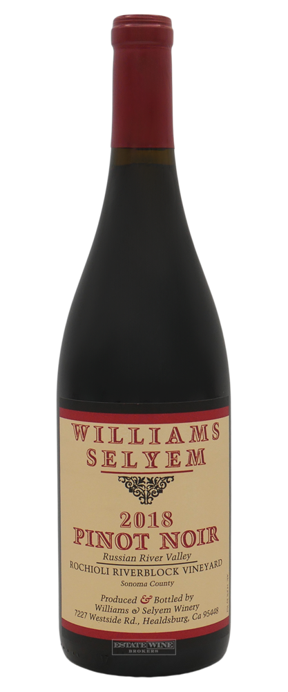 Williams Selyem Pinot Noir Rochioli Riverblock Vineyard Russian River Valley 2018 750ml - 1