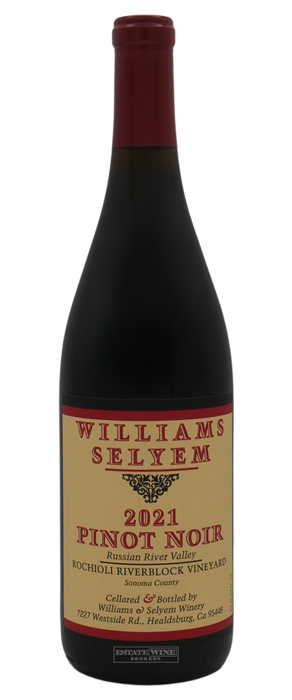 Williams Selyem Pinot Noir Rochioli Riverblock Vineyard Russian River Valley 2021 750ml - 1