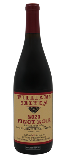 Williams Selyem Pinot Noir Rochioli Riverblock Vineyard Russian River Valley 2021 750ml - 1