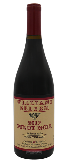 Williams Selyem Pinot Noir Savoy Vineyard Anderson Valley 2019 750ml - 1