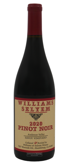 Williams Selyem Pinot Noir Savoy Vineyard Anderson Valley 2020 750ml - 1