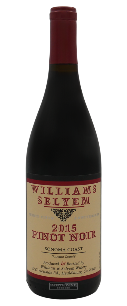 Williams Selyem Pinot Noir Sonoma Coast 2015 750ml - 1