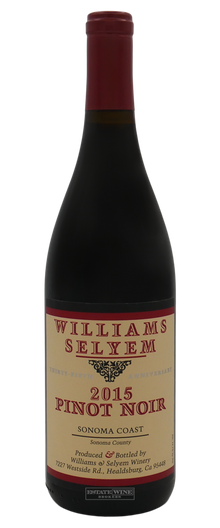 Williams Selyem Pinot Noir Sonoma Coast 2015 750ml - 1