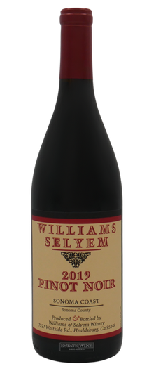 Williams Selyem Pinot Noir Sonoma Coast 2019 750ml - 1