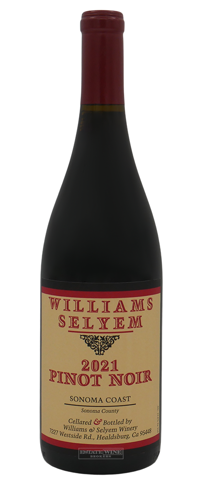 Williams Selyem Pinot Noir Sonoma Coast 2021 750ml - 1