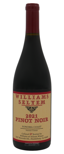 Williams Selyem Pinot Noir Sonoma Coast 2021 750ml - 1