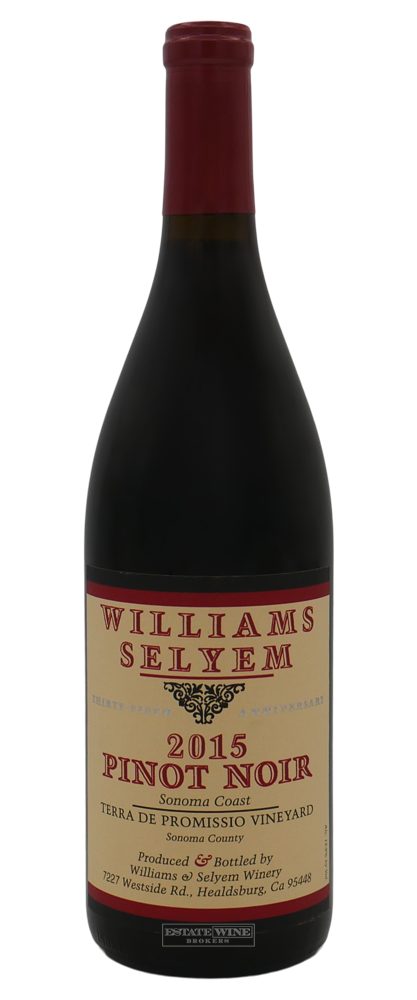 Williams Selyem Pinot Noir Terra De Promissio Vineyard Sonoma Coast 2015 750ml - 1
