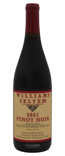 Williams Selyem Pinot Noir Terra de Promissio Vineyard Sonoma Coast 2021 750ml - 1