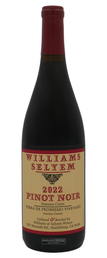Williams Selyem Pinot Noir Terra de Promissio Vineyard Sonoma Coast 2022 750ml - 1