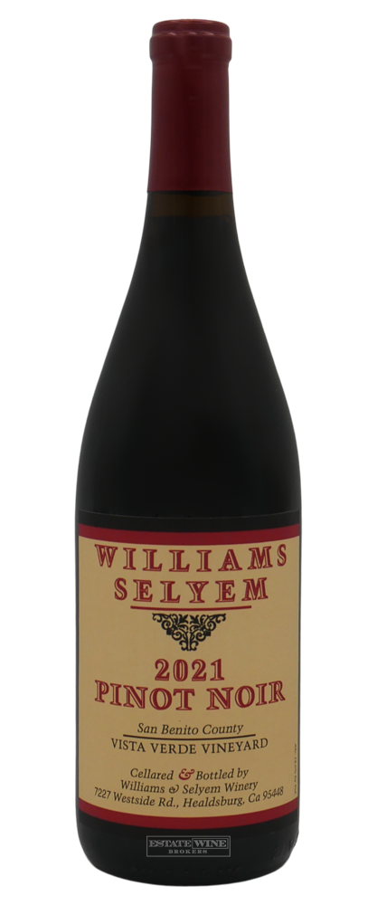 Williams Selyem Pinot Noir Vista Verde Vineyard San Benito County 2021 750ml - 1