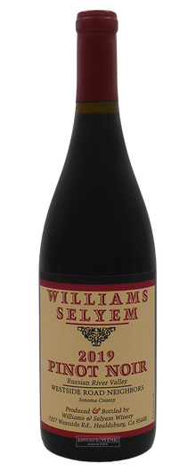 Williams Selyem Pinot Noir Westside Road Neighbors Russian River Valley 2019 750ml - 1
