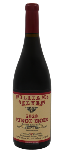 Williams Selyem Pinot Noir Westside Road Neighbors Russian River Valley 2020 750ml - 1