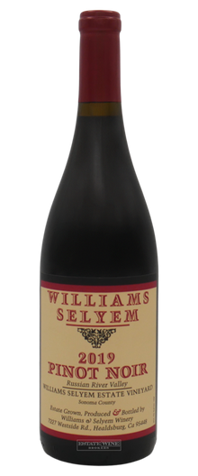 Williams Selyem Pinot Noir Williams Selyem Estate Russian River Valley 2019 750ml - 1