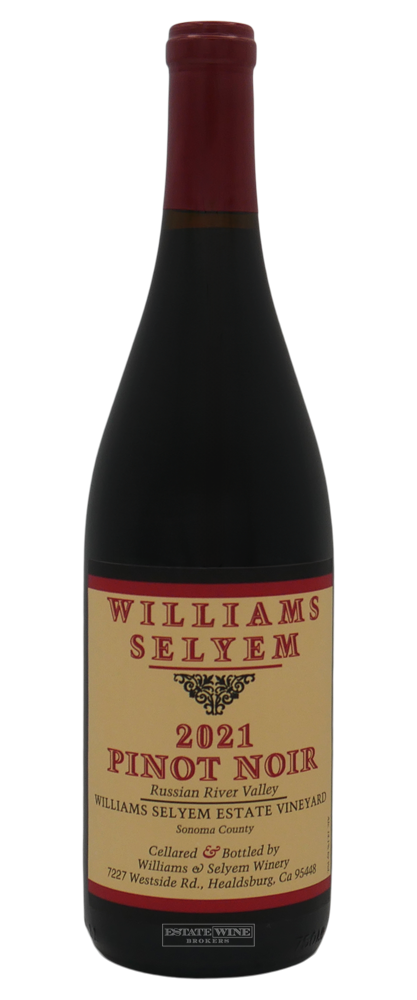 Williams Selyem Pinot Noir Williams Selyem Estate Russian River Valley 2021 750ml - 1