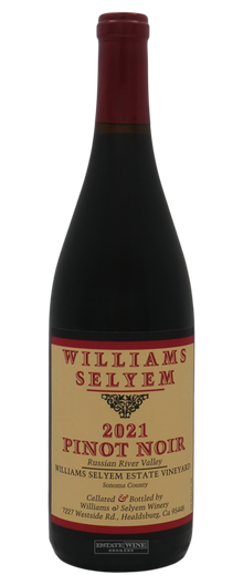 Williams Selyem Pinot Noir Williams Selyem Estate Russian River Valley 2021 750ml - 1