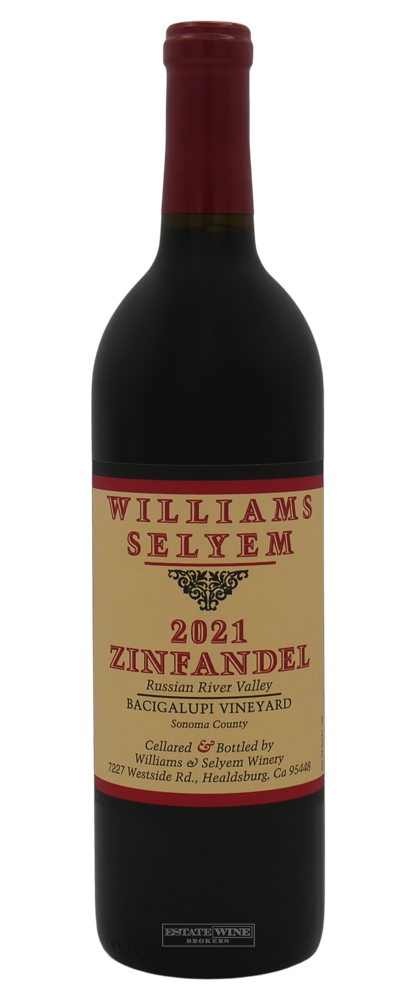 Williams Selyem Zinfandel Bacigalupi Vineyard Russian River Valley 2021 750ml - 1