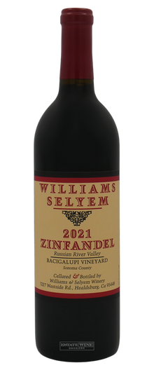 Williams Selyem Zinfandel Bacigalupi Vineyard Russian River Valley 2021 750ml - 1