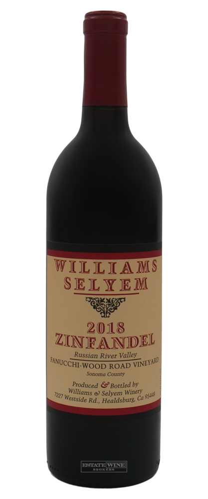 Williams Selyem Zinfandel Fanucchi Wood Road Vineyard Russian River Valley 2018 750ml - 1