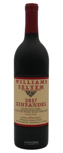 Williams Selyem Zinfandel Fanucchi Wood Road Vineyard Russian River Valley 2017 750ml - 1
