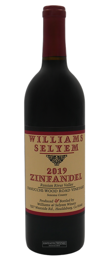 Williams Selyem Zinfandel Fanucchi Wood Road Vineyard Russian River Valley 2019 750ml - 1