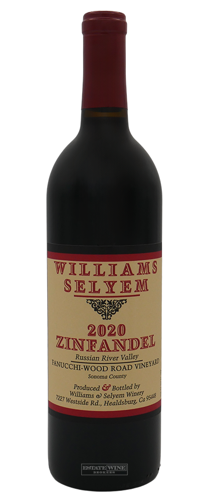Williams Selyem Zinfandel Fanucchi Wood Road Vineyard Russian River Valley 2020 750ml - 1
